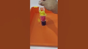 3 Colours Buttons Drop from Different Glasses. #shorts #asmr #pearl #beads #satisfying #oddly #drop