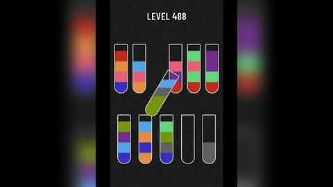 Water sort puzzle level 488