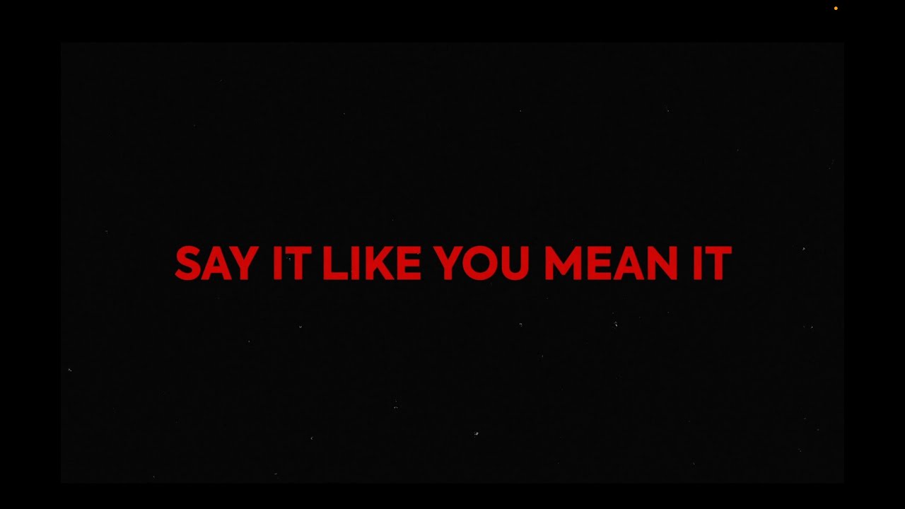 Elephante & SABAI - Say It Like You Mean It ft. Olivia Ray