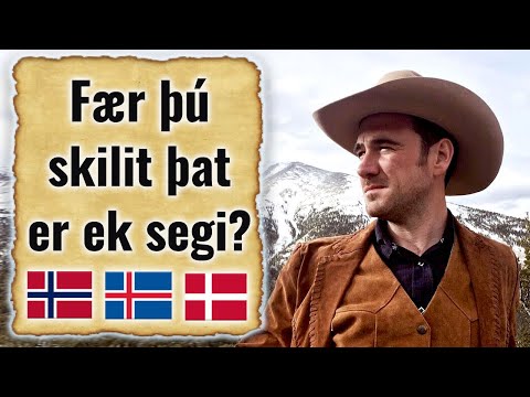 Video: Kunnen IJslandse sprekers Noors begrijpen?