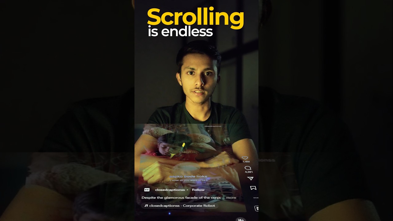 Scrolling is endless, your life ISN'T!
