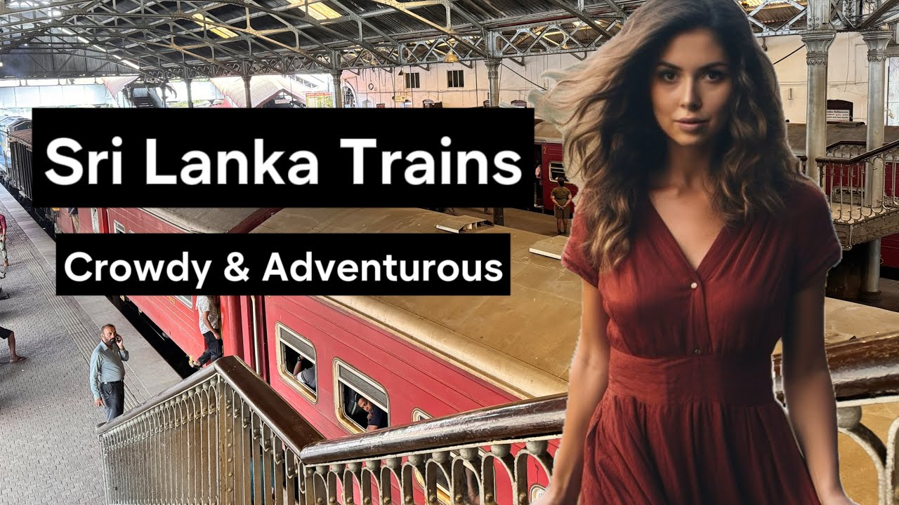 Train in Sri Lanka | Traveling by Train From Colombo to Hikkaduwa