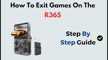 How to Exit Games on the R36S Handheld Console | Quit & Return to Menu Guide