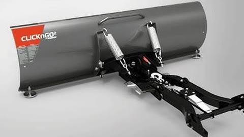 ATV Snow Plowing Video / CLICK N GO 2 Plow