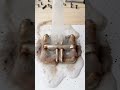 Rust removal on metal object #metal #art #rust #cleaning