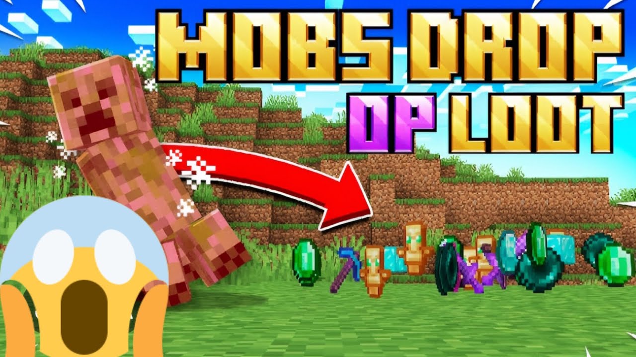 MINECRAFT BUT MOBS DROP OP LOOT | MINECRAFT | - YouTube