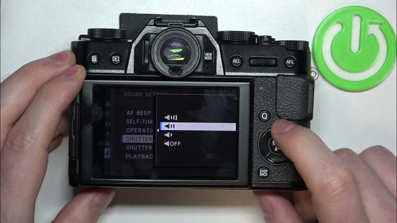 Fujifilm XT20 Adjust Shutter Volume in Just a Few Clicks YouTube