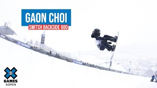 Gaon Choi: Switch Back 900 | X Games Aspen 2023