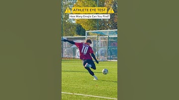 ATHLETE EYE TEST! ⚽️⚠️