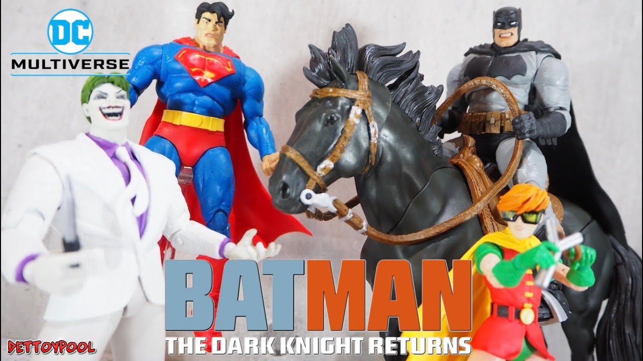 【DCマルチバース】バットマン ダークナイトリターンズシリーズを４体開封してビルドフィギュア「馬」を完成させる！！