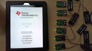 Ipad3 Communicating with Texas Instruments CC2540.wmv