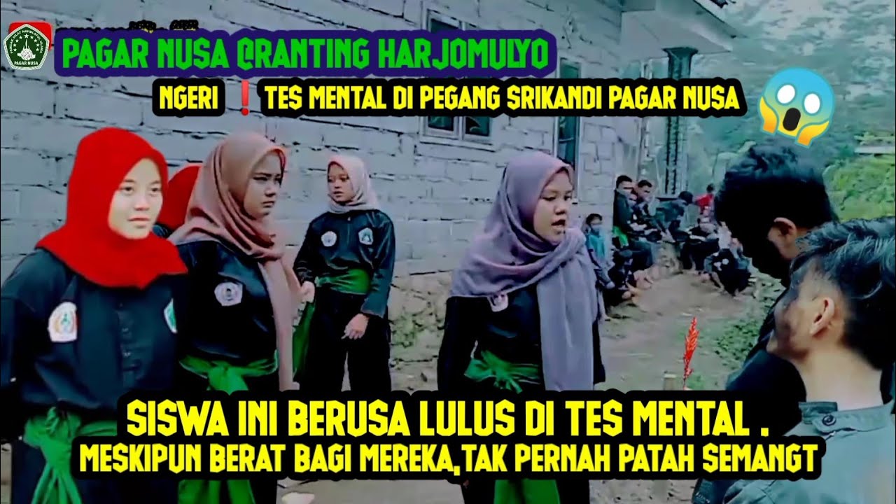 PART 3‼️NGERi TES MENTAL DI PEGANG SRIKANDI PAGAR NUSA SUNGGUH BESAR PERJUANGAN SISWA PAGAR NUSA