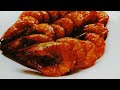 Жареные креветки с чесноком в сливочном масле fried shrimp
