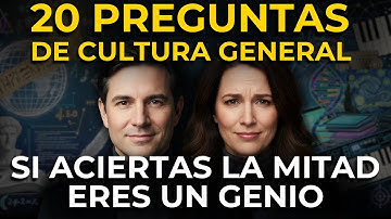 20 preguntas de CULTURA GENERAL difíciles | Solo los GENIOS aciertan la mitad 😱