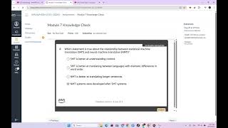 Module 7 Knowledge Check | Working with Languages