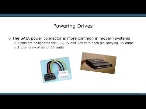 Certification CompTIA A+ (220-1101 & 220-1102) Course Sec 49 - Powering Drives #comptiaaplus #compti