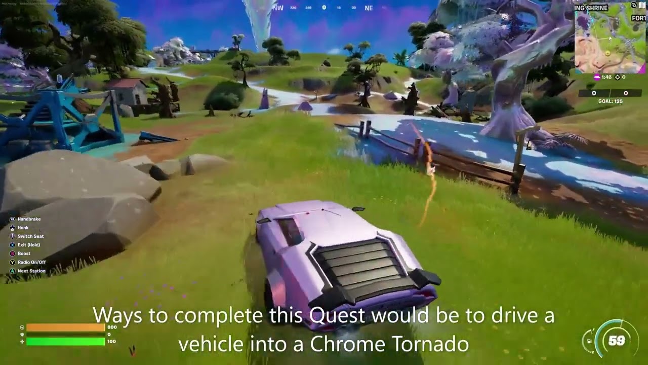 Get Chrome-ified While Driving - Herald's Quest Fortnite