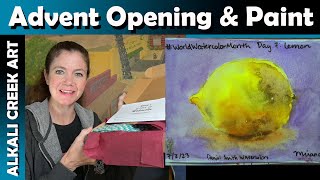 Day 7 of Watercolor Advent Calendar Opening and Paint-Along!