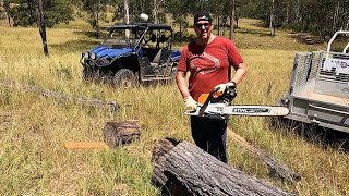 Stihl MS400c Chainsaw Hands on Cutting Review by Southern Star Review 402 views 1 year ago 4 minutes, 36 seconds