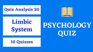 Limbic System || Quiz Analysis || Day 20 || #psychologymcq