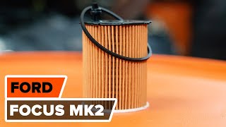 Motoroliefilter monteren FORD FOCUS II Saloon (DA_): gratis video