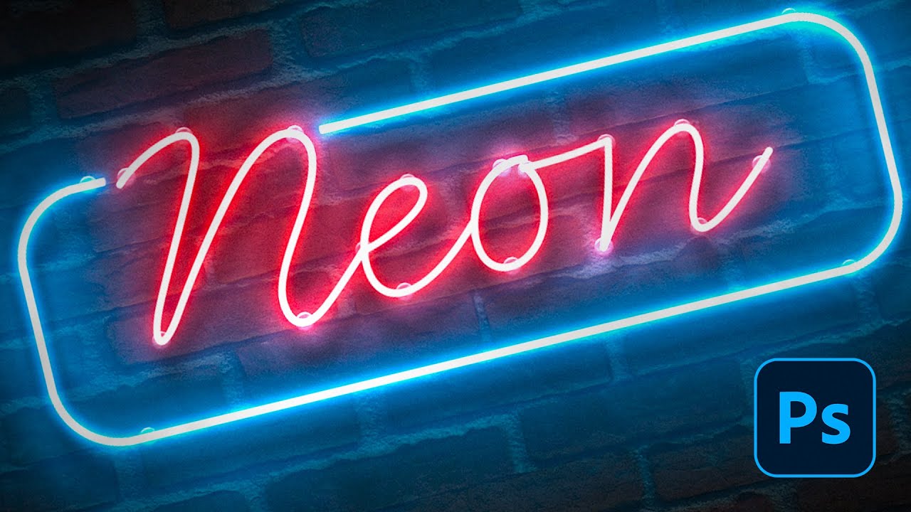 Create A Stunning Neon Light Effect In Photoshop - Tutorial For Beginners!  - Youtube
