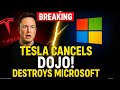 Tesla&#39;s Dojo Project CANCELLED! Musk&#39;s AI Chips Rival Microsoft in This SHOCKING Twist!