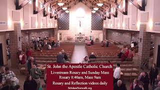 Sunday Rosary and Mass January 25th, 2026