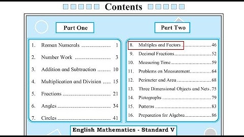 std. 5 th ( Maths )/8.Multiples and Factors /LIVE WINDOW//5th STD. Maharashtra State Board Syllabus
