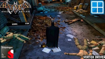 Batman Arkham Asylum Fighting Challenge On Android Gameplay | Winlator 10.1 (HotFix) | Vortek