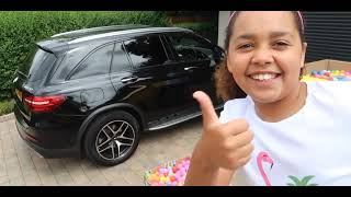 Tiana and dad PlT ball in mom's car prank tiana and dad this is part 1