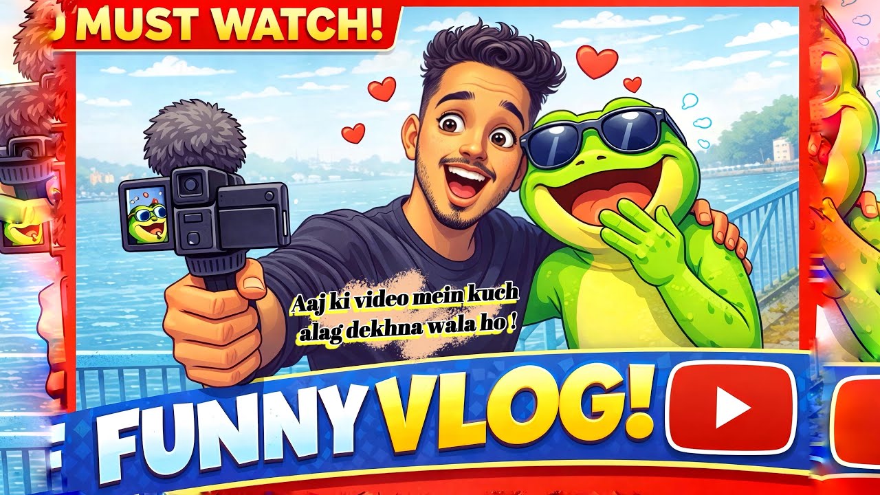 Aaj Medak bhai Ke Sath vlog ! | Aaj ki video mein kuch alag hi level ka fun hai! 🐸🤣