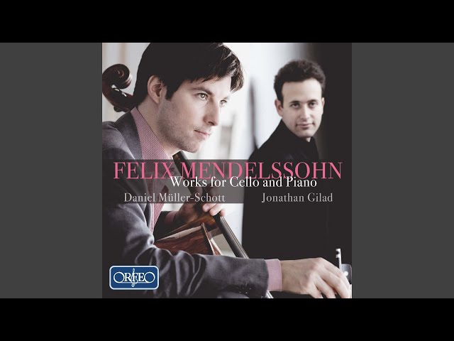 Mendelssohn - Trio avec piano n°1: 2e mvt "Andante" : J.Fischer,D Muller-Schott, J.Gilad