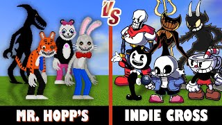 Mr.Hopp's vs. FNF Indie Cross | Minecraft (Chill Battle)