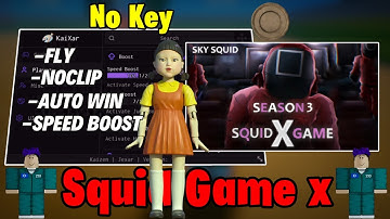 Squid Game X Script | Auto Win & NoClip Features Showcase | Roblox Script |  Keyless