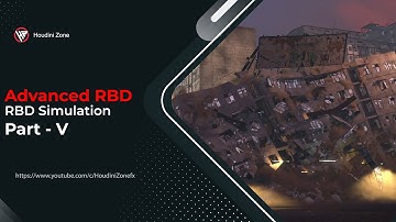 RBD Simulation  | RBD Tutorial Part 5 | Houdini Zone | 19.5 |
