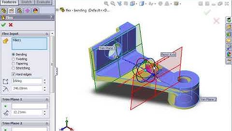 Advanced Part Modelling 08 Flex Feature   03 Bending
