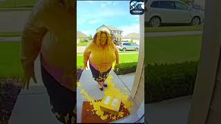porch thief picked the wrong porch (caught on ring camera)
