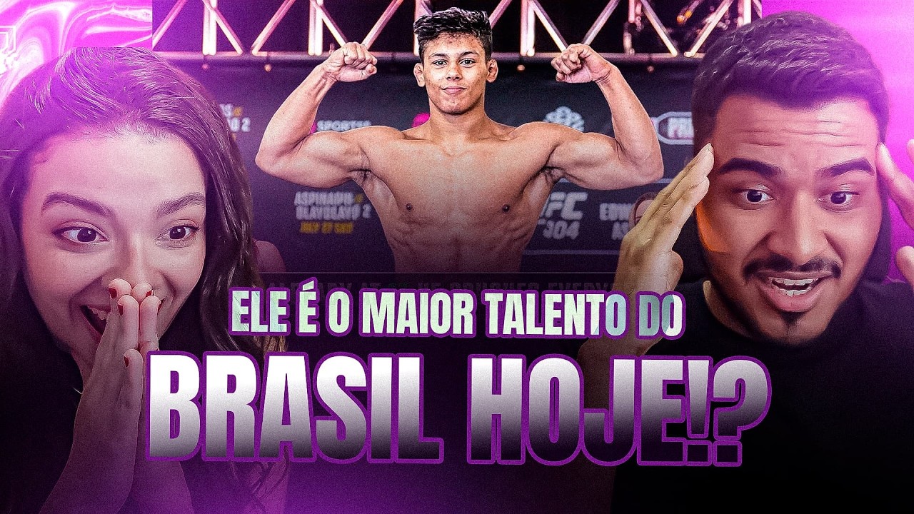 CASAL REAGE: O UFC NÃO Está Pronto Para Ele... Mica Galvão - Mestre de Finalizações da Nova Geração