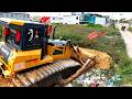 NEW Update98% Landfilling Flooded Area Cleanup & Landfilling With SHANTUI DH17C3 Pro & DumpTruck