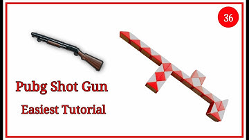 How to make a PUBG Shot gun With Snake Cube // Rubik