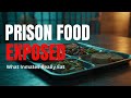 Prison Food EXPOSED | What Inmates REALLY Eat Behind Bars (Shocking Truth Revealed)