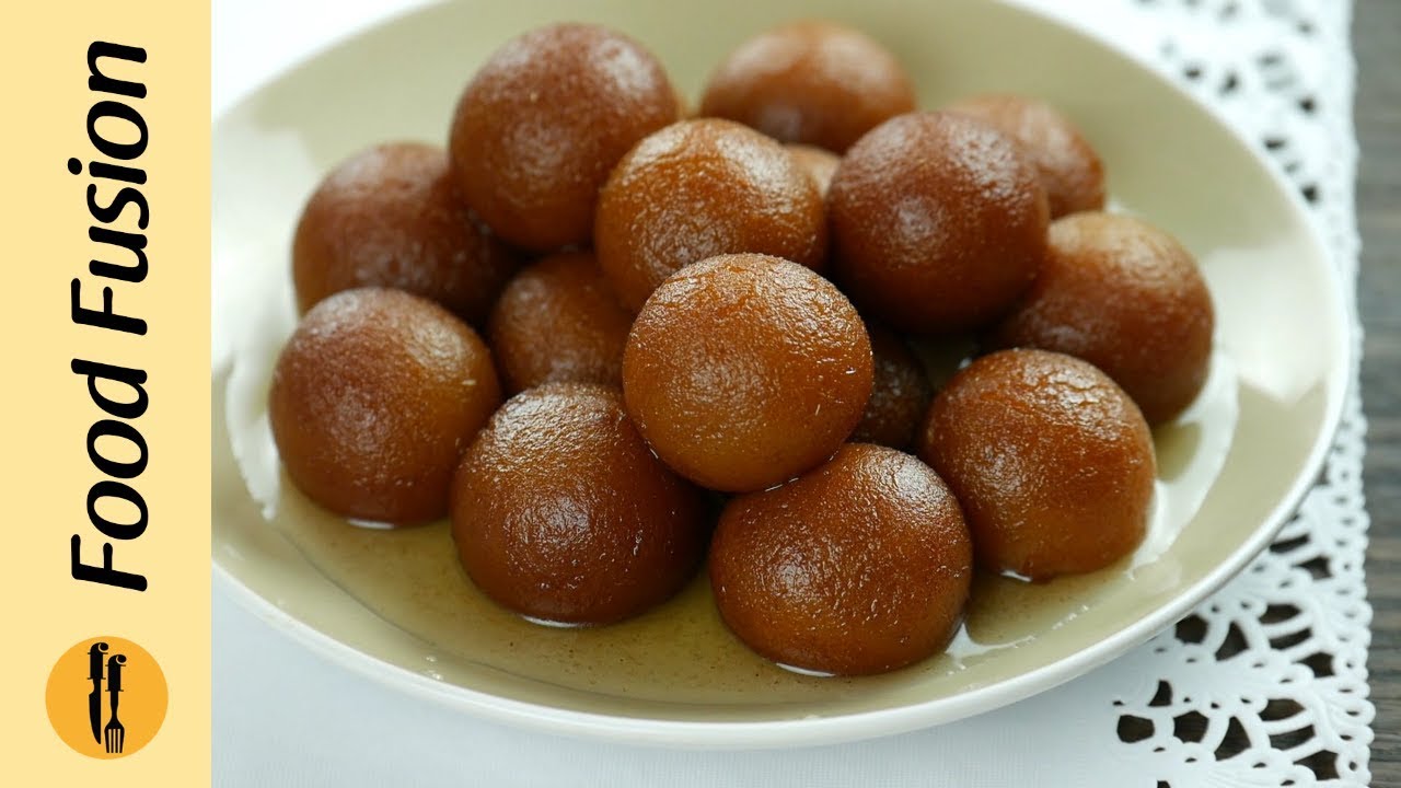 Gulab Jamun quick, easy & authentic Recipe learn how to make at home By Food Fusion