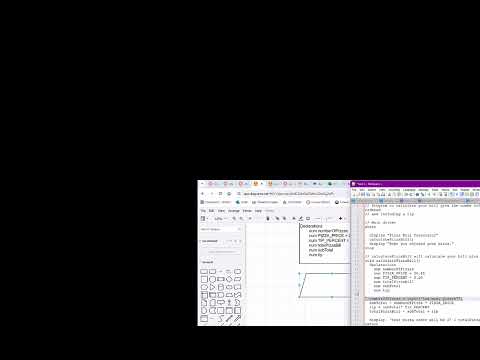 CIS125 Module 3 Assignment One - Flowchart from Pseudocode