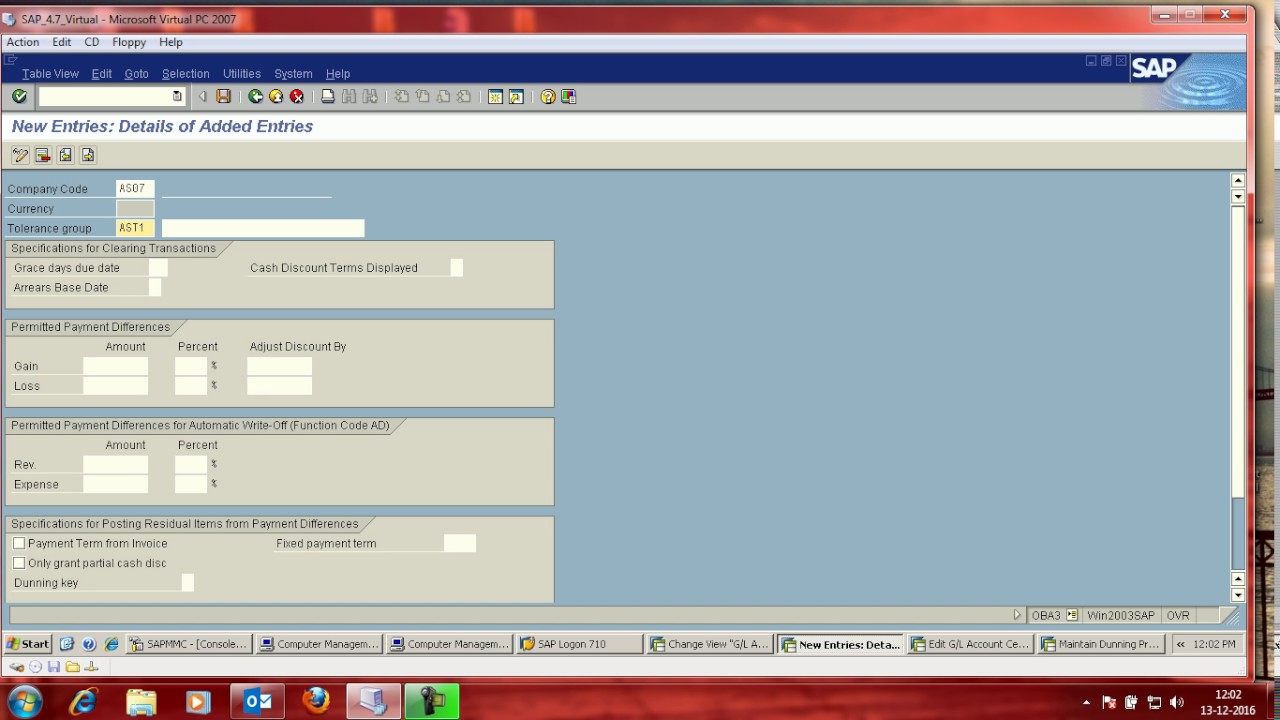 Create Define Tolerance Group For Vendor YouTube Create define tolerance group for vendor youtube