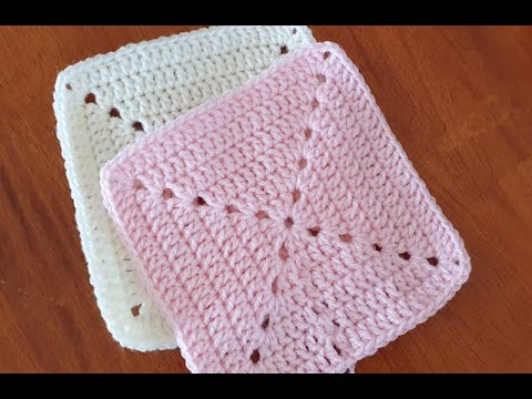How to Crochet a Solid Granny Square - YouTube