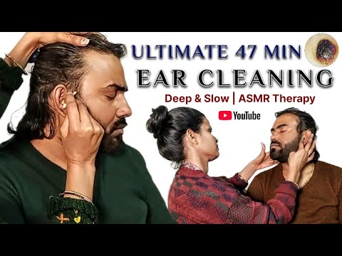 Ultimate 47 Min Ear Cleaning | Deep & Slow ASMR Therapy for Sleep & Tingles ✨🧼👂💤