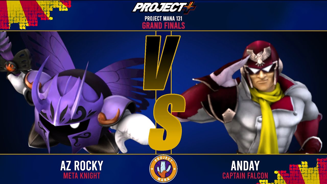 Project Mana 131 Grand Finals: AZ Rocky (Meta Knight/Fox) vs Anday (Falcon)