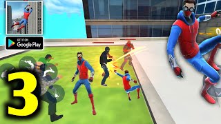Spider Fighting Hero Game Gameplay | Rope Game Walkthrough On Android Part3 screenshot 5