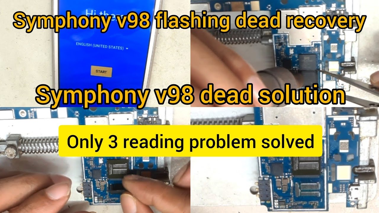 Symphony v98 dead boot recovery||Symphony v98 3 reading problem solved||Symphony v98 flashing dead